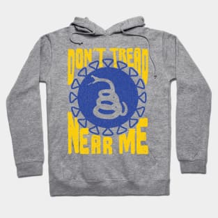 Dont Tread Near Me Gadsden Snake Silhouette Hoodie